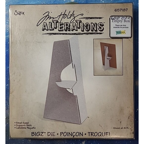 Sizzix Tim Holtz Alterations BigZ Small Easel 657187 RETIRED - Picture 1 of 2